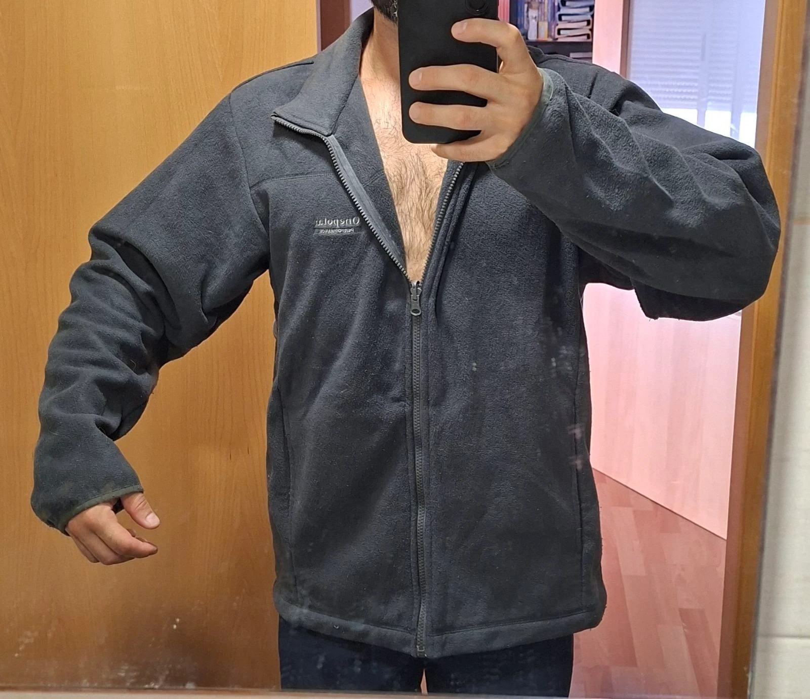 Sudadera gris